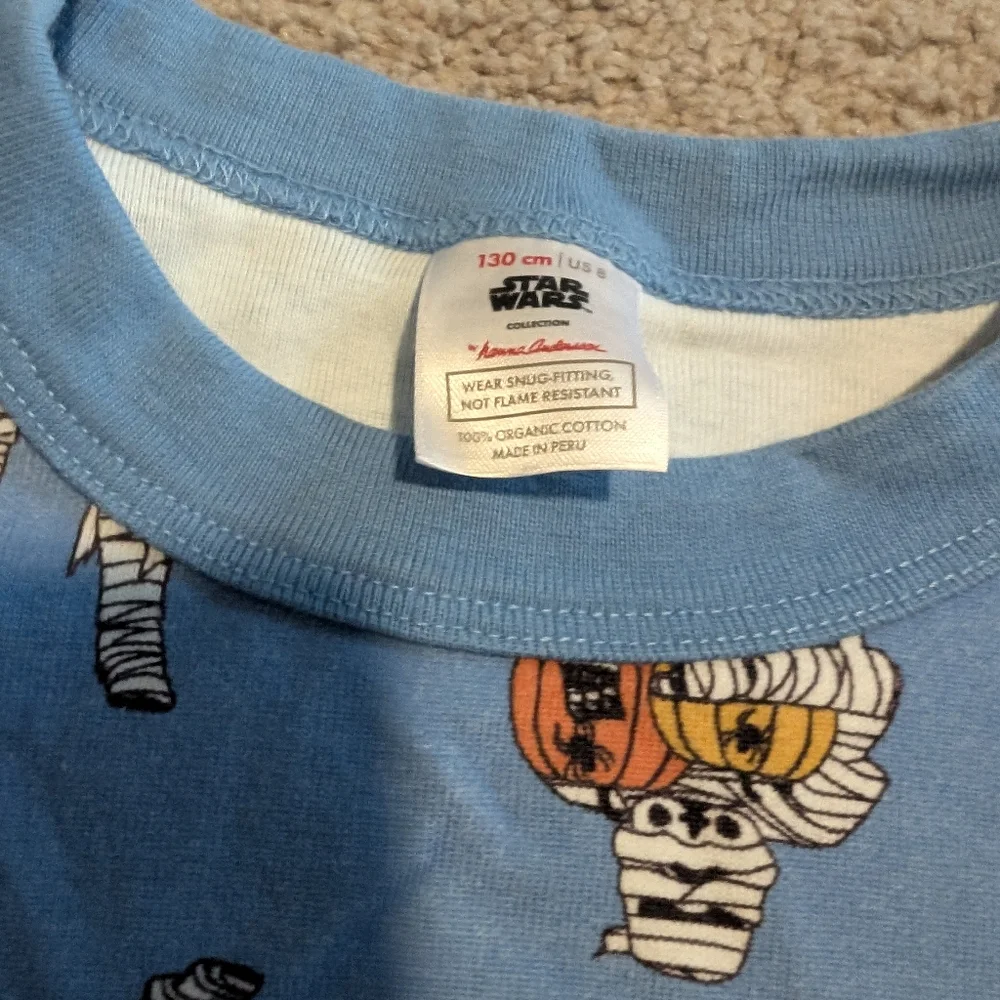 HA Star Wars Blue Mummy Pajama Set (130/8)